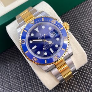 Rolex Submariner 40mm, Two-Tone Stainless Steel & Gold Tone, Blue Ceramic Bezel, Blue Dial, Oyster Bracelet, Automatic Diver's Watch