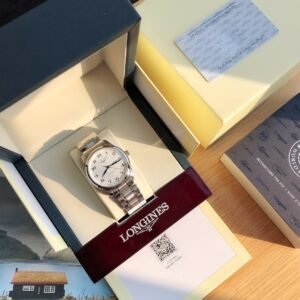 Longines Master Collection Men's Automatic Watch, Stainless Steel Bracelet, Day-Date Display, Swiss Made Luxury Business Dress Watch