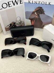 Celine Bold Cat-Eye Square Sunglasses, Model CL40110I, 100% UV Protection, Luxury Designer Eyewear for Men & Women