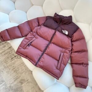 The North Face Men's 1996 Retro Nuptse 700 Fill Down Jacket, Dusty Rose/Burgundy, Puffer Insulated Winter Coat