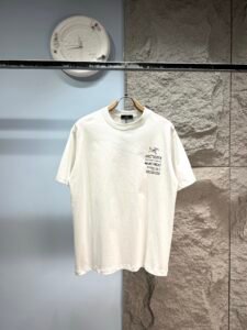 Arc'teryx Unisex Mount Cayley Bird Logo Graphic Print Oversized Casual Short Sleeve T-Shirt